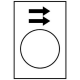 legend - 30 x 40 mm - white - raise or right, fast main