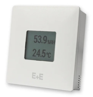 HTS201-M1A6D1SBL-5SBH55 Room Sensor Humidity + Temperature, With display, Design: EU format., Analogue output: 4..20mA, Output 1: RH - Relative humidity 0..100%; Output 2: T - Temperature -5..55°C main
