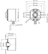 DBS60I-BHFC05000 INCREMENTAL ENCODER Stainless steel V2A, 4,5...30V TTL / HTL, 5000imp, 6-channel, Blind hollow shaft 15mm, Male connector, M12, 8-pin, radial alt_view_6