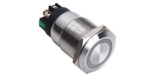Switch: vandal resistant, Pos: 2, SPDT, 3A/220VAC, 5A/24VDC, IP65, Latching, LAS1GQF-11ZELG/24V Onpow main