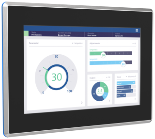 SIMATIC HMI MTP1200 Unified Comfort Hygienic hygienic, neutral design IP69, F..., 6AV2128-3MB70-0AX0, Siemens main
