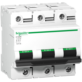 Автоматический выключатель Acti9 C120N MCB 3P D 125A 10000A 415V, Schneider Electric, A9N18389 main