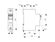 Circuit breaker (MCB) B, 6A, 1-pole, 40° C, 6kA, Schrack Teknik, BM618106ME alt_view_2