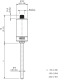 Plūsmas slēdzis pārtikas rūpniecībai FTS-H100F04A FLOW THERMAL SWITCH - IO-LINK communication; Probe length 100mm; Water: 3..150cm/s Oil: 3.. 300 cm/s; 2 x push-pull digital outputs; M12 4-pin connector; power supply 24V alt_view_2