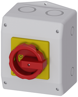 SENTRON, 3LD switch disconnector, EMERGENCY OFF switch, 6-pole, Iu: 32 A, 3LD2265-4VD53, Siemens main