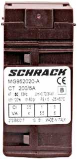 Current transformer D21mm, 200/5A, MG952020-A Schrack Technik