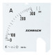 Scale Plate, 72x72mm, 300/600/5A AC, MGS57300-A Schrack Technik main
