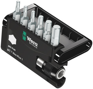 Bit-Check 7 Hex-Plus 1, 7 pieces, 05056168001 Wera main