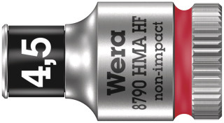8790 HMA HF Zyklop socket with 1/4" drive with holding function, 4.5 x 23 mm, 05003718001 Wera main