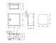 Metal distribution enclosure, 300 x 300 x 155 (H x W x D), IP65, WSA3030150 Schrack Technik alt_view_2