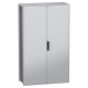 Floor standing modular electrical enclosure, PanelSeT SFN, decarbonized steel, plate, 2000x1200x500mm, 2 doors, IP55 main