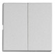 Rocker S 55 2-gang, silver, EV122302 Schrack Technik main