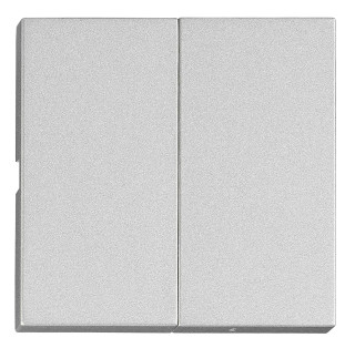 Rocker S 55 2-gang, silver, EV122302 Schrack Technik