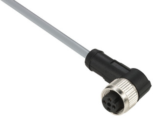 PRE-WIRED CONNECTOR PV FEMALE M12 ELBO