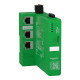 Bus coupler, TeSys island, 24VDC, Ethernet switch (EtherNet IP / Modbus TCP) main