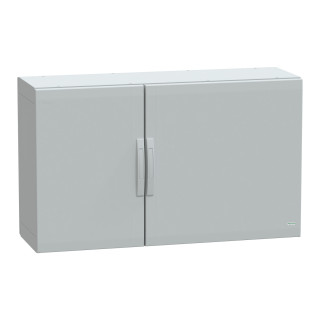 Floor standing polyester enclosure, PanelSeT PLA, plain door, completely sealed, 750x1250x420mm, IP65, IK10 main