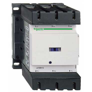 Contactor, TeSys Deca, 3P(3NO), AC-3/AC-3e, <=440V, 150A, 24V AC 50/60Hz coil, screw clamp terminals