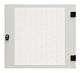 Door metal perforated 80% for DW-enclosure 15U,W=600 main