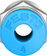 Savienojums QS-1/8-4, 153001 Festo alt_view_4