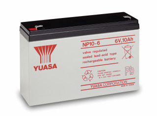 Аккумулятор NP10-6 Yuasa 6 В, 10 Ач, 151 x 50 x 97, 5 мм main