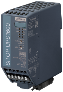 Uninterruptible power supply SITOP UPS1600, 24 V DC/20 A with IE/PN, 6EP4136-3AC00-2AY0, Siemens main