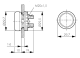 Potentiometer with scale 10kOhm, external, 3 wire, MM229491 Schrack Technik alt_view_2