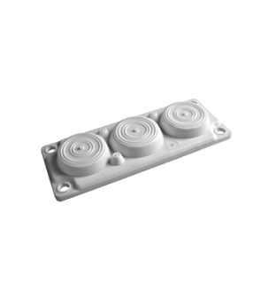 Plastikāta kabeļu panelis WSTVBF, 6 ieejas 2x 24-54мм,1x 30-59мм,3x 6-14мм