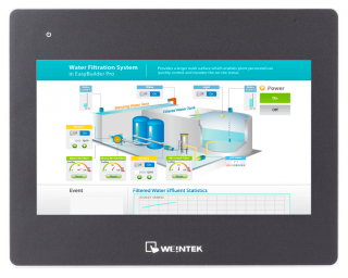 HMI панели 10, 1'', 1024 x 600px, ARM Cortex A17 1600 МГц, USB-хост / Ethernet 2x / RS485 / RS232 / CanBus, cMT3102X Weintek main