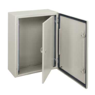 Internal door for PanelSeT WM encl.H1000xW800 steel, RAL7035.Adjustable in depth main