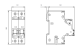 Miniature circuit breaker 400 V 6 kA, 2-pole, C, 20 A, D=70 mm, 5SY6220-7, Siemens alt_view_4