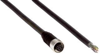 Konektors ar kabeli DOL-1208-G10MAH1, M12, 8-PIN, taisns, mamma, kabelis 10m, IP67, 6032450 Sick main