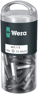 867/1 TORX® DIY 100, TX 40 x 25 mm, 100 pieces, 05072452001 Wera main