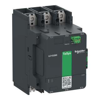 High power contactor, TeSys Giga, 3 pole (3NO), AC-3 <=440V 500A, standard version, 48…130V wide band AC/DC coil