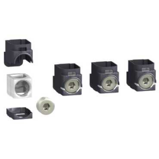 Aluminium bare cable connectors, ComPacT NSX, for 1 cable 25mm² to 95mm², 250A, set of 4 parts main
