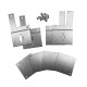 Wall-mounting brackets for wall-mounted frames M2000 IP20C, IL900020-F Schrack Technik main