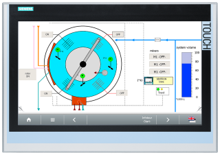 SIPLUS HMI TP1900 Comfort With conformal coating based on 6AV2124-0UC02-0AX1, 6AG1124-0UC02-4AX1, Siemens main