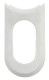 Adapter plate push-button insert for AC/KC enclosures main