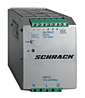 Power supply 110-230V AC to 24V DC, 12A, 288W, LP412412 Schrack Technik main