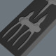 9884 Foam insert KNIPEX pliers set VDE 1, empty, 172 x 30 x 392 mm, 05137384001 Wera alt_view_3