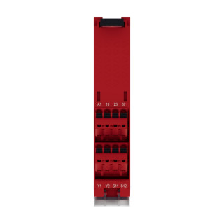 safety module, Harmony XPS, time delayed output, for Estop, guard, OSSD, 24V AC or DC, spring