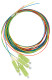 FO Pigtail SC, 50/125æm OM5, 2.0m, Easy Strip, 4pcs, HLP05C042P Schrack Technik main