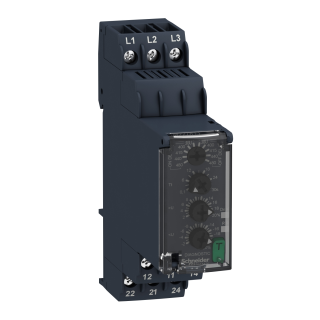 3 phase control relay, Harmony Control Relays, 8A, 2CO, 380...480VAC