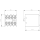 Auxiliary switch 11U, 2 NO+2 NC current paths: 1 NO, 1 NC, 1 NC, 1 NO, 3RH2911-1FB22, Siemens alt_view_3