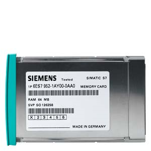 SIMATIC S7-400 Memory card 64 MB RAM, 6ES7952-1AY00-0AA0, Siemens main