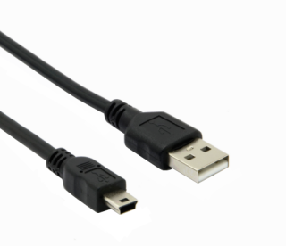 USB-A Mini USB-B 5 P plug cable, 2 mt CUAMINIB2 Seneca main