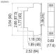 Laika relejs 6 funkcijas, 0.1 sek - 10 st, 8A, 24 - 240VAC, 24VDC, CRM-161 Elko Ep alt_view_2