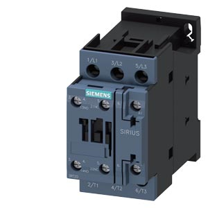 Contactor, AC-3e, 12 A/5.5 kW/400 V, 3-pole, 24 V AC, 50/60 Hz, 1 NO+1 NC, sc..., 3RT2024-1AC20, Siemens main