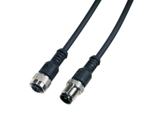 HA010813  Connection cable, unshielded, 5 poles, M12x1 plug <-> socket, 2 m HA010813 E + E Elektronik main