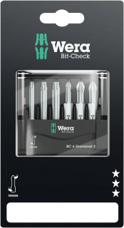 Bit-Check 6 Universal 2 SB, 6 pieces, 05073638001 Wera main