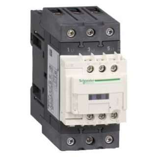 Contactor, TeSys Deca, 3P(3 NO), AC-3/AC-3e, <=400V, 65A, 24V AC 50/60Hz coil, screw clamp terminals